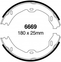 Szczęki hamulcowe (tyl)  6669