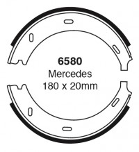 Szczęki hamulcowe (tyl)  6580