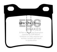 Klocki hamulcowe (tył) Ultimax DP1081