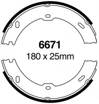 Szczęki hamulcowe (tyl)  6671