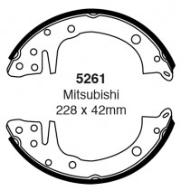 Szczęki hamulcowe (tyl)  5261
