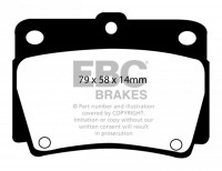 Klocki hamulcowe (tył) Ultimax DP1228