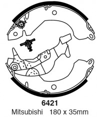 Szczęki hamulcowe (tyl)  6421