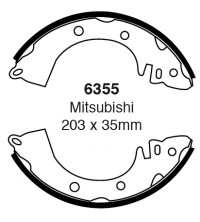 Szczęki hamulcowe (tyl)  6355