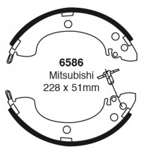 Szczęki hamulcowe (tyl)  6586