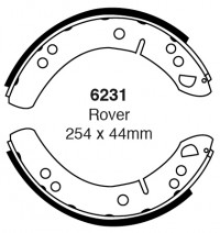 Szczęki hamulcowe (tyl)  6231