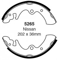 Szczęki hamulcowe (tyl)  5265