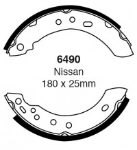 Szczęki hamulcowe (tyl)  6490