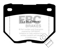 Klocki hamulcowe (tył) YellowStuff DP4826R