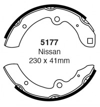 Szczęki hamulcowe (tyl)  5177