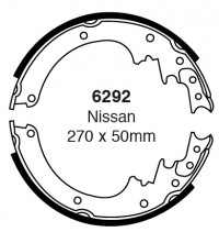 Szczęki hamulcowe (tyl)  6292