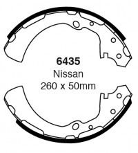 Szczęki hamulcowe (tyl)  6435