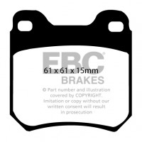 Klocki hamulcowe (tył) RedStuff DP3675C