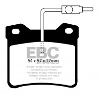 Klocki hamulcowe (tył) Ultimax DP816