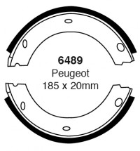 Szczęki hamulcowe (tyl)  6489