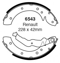 Szczęki hamulcowe (tyl)  6543